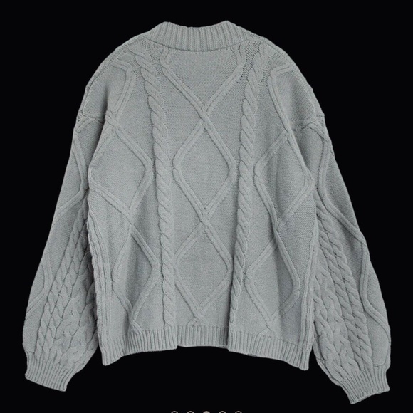 Taylor Swift The Tortured Poets Department Gray Cardigan In Hand Size M/L - Picture 3 of 5